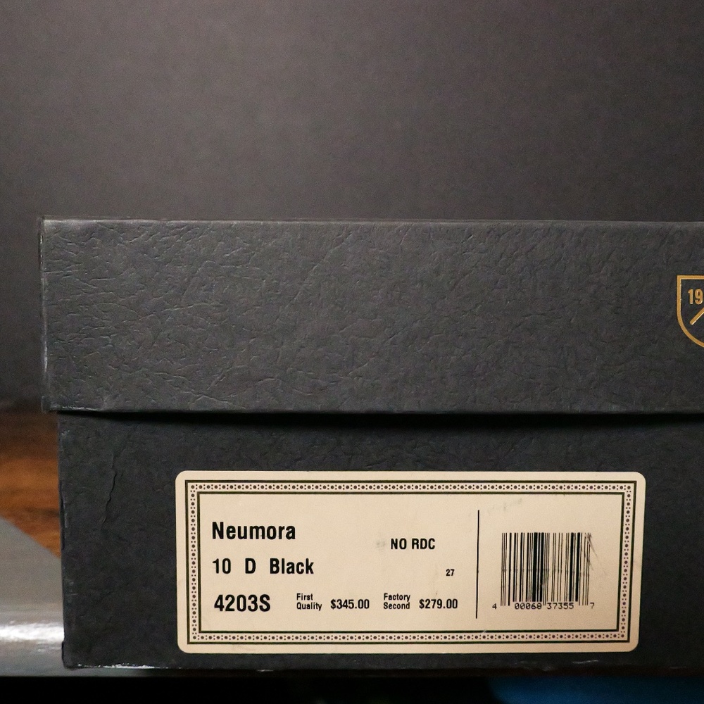 Allen Edmonds Black Double Monk Strap Size Ten - image 2